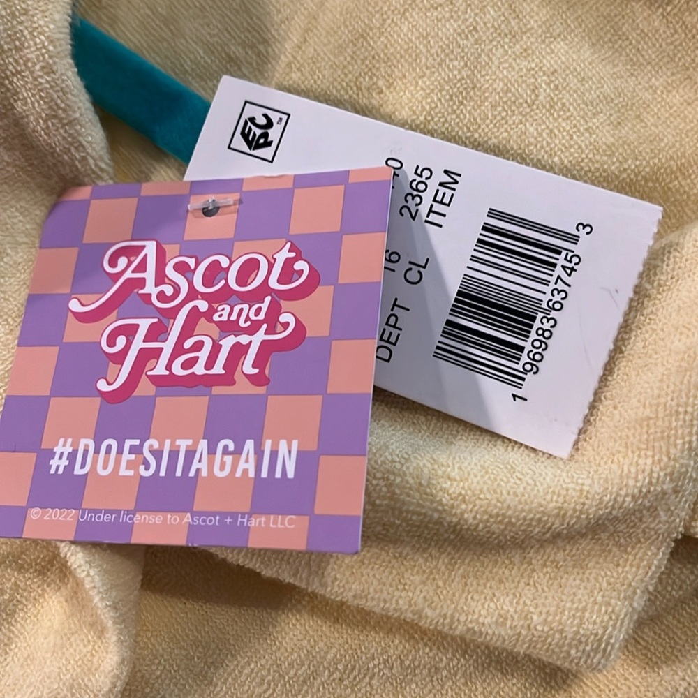 NWT! Ascot + Hart Button-Front Short Sleeve Graphic T-Shirt - Picture 7 of 9